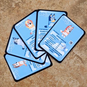 Inspired by Bluey party favor Kids Party bluey theme bluey gift for kids stem activity bluey birthday bluey toy bluey stocking filler