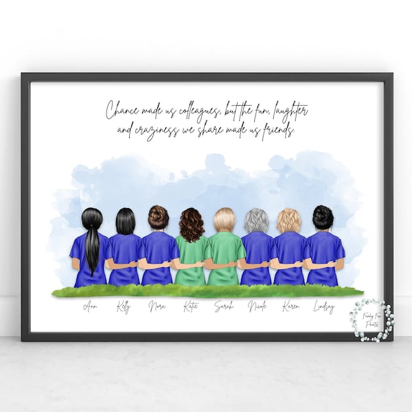 Personalised Friend Gift | Nurse Work Friends | NHS Nurses | Work Buddies | Best Friend Gift | Nurse Birthday Gift | Personalised Gift Ideas