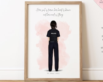 Police Graduation Print | NYPD | Law Enforcement Print | Graduation Gift | Police Officer Gift