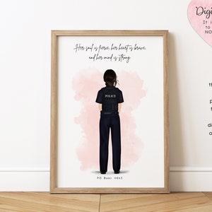 Police Graduation Print | NYPD | Law Enforcement Print | Graduation Gift | Police Officer Gift