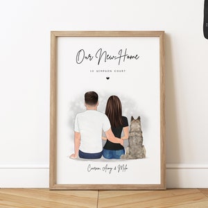 Personalised New Home Gift | Personalised Housewarming Gift | Gift For Your New Home | House Moving Gift | Valentine&#39;s Day | Custom Wall Art