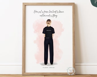 Police Graduation Print | NYPD | Law Enforcement Print | Graduation Gift | Police Officer Gift