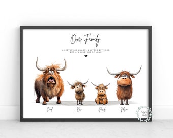 Animal Family Prints