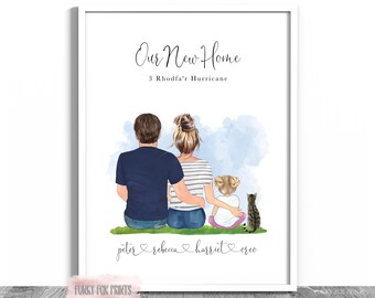 Personalised New Home Gift | Personalised Housewarming Gift | Gift For Your New Home | House Moving Gift | New Home Decor | Custom Wall Art