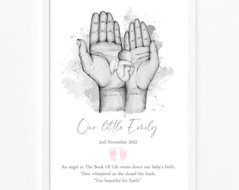 1.er, 2.º y 3.er trimestre / Bebé muerto / Pérdida de un bebé / Recuerdo de un bebé ángel / Regalos conmemorativos por aborto espontáneo / Pérdida temprana del embarazo / Recuerdo de un bebé