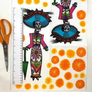 Dia de los Muertos bunting kit, Halloween decoratie, Amore Eterno Mexicaanse