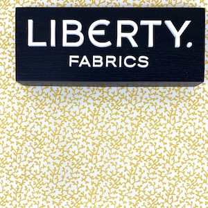 Liberty fabric, Corallium Riviera quilting cotton, coral reef, yellow