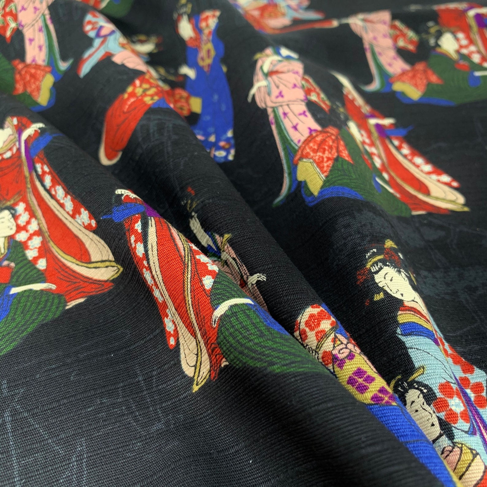 Geisha geiko tela japonesas damas algodón oriental asiático - Etsy España