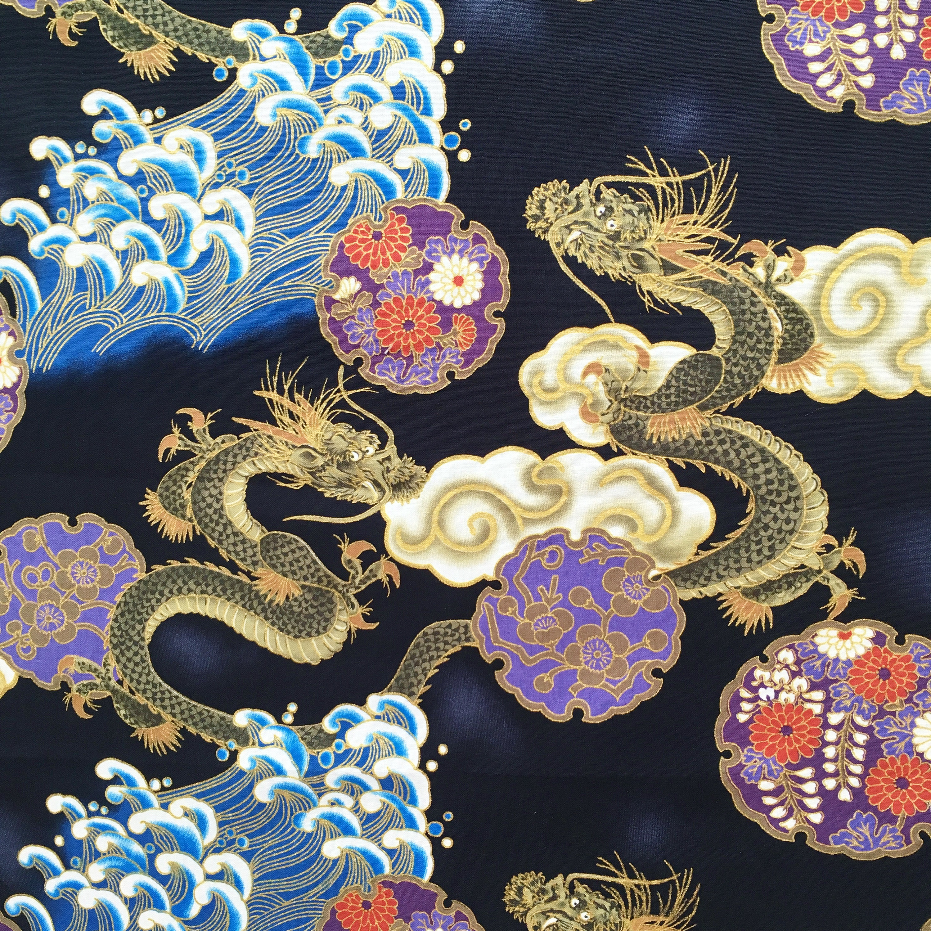 Asian pattern fabric deals