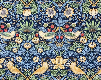 hoisum Birdブランケット_WilliamMorris