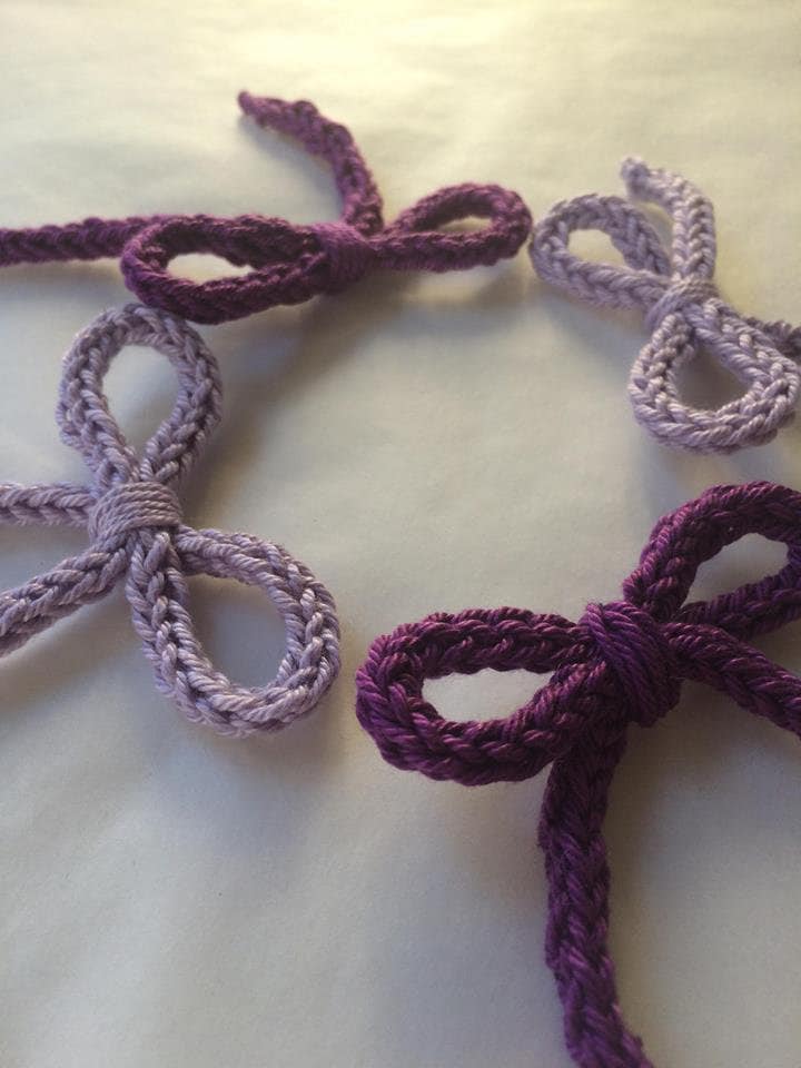 Hair Bow Knitting Pattern Girls Hair Bow Pattern (Instant Download) Etsy