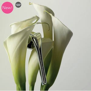 Spirit Mesh Modern Brass Door Handles with Swarovski Crystal