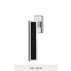 Riflesso Rocks Modern Brass Window Handles with Swarovski Crystal