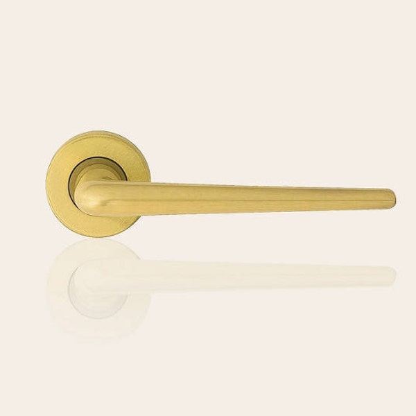 Brixia - Classic Brass Door Handles