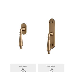 Florenzia - Classic Brass Window Handles