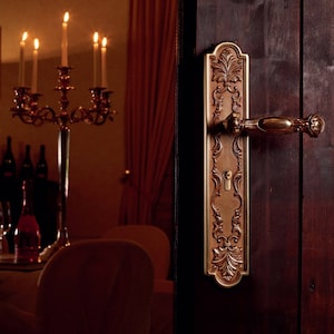 Queen - Baroque Vintage brass door handles