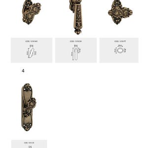 Epoca Vintage Louis XVI Style window handle collection image 3