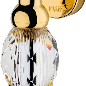 Crystal Modern Brass Window Handles with Swarovski Crystal