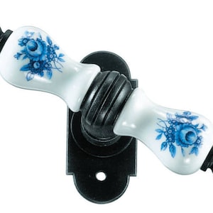 Athen - Wrought iron and porcelain window handle collection
