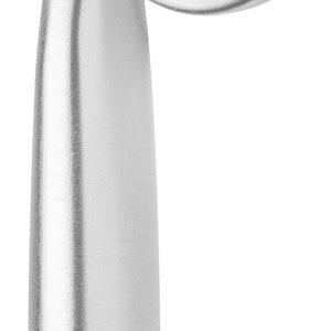 May include: A silver door handle with a rounded, smooth handle and a rectangular base. The base has the word "LINEACAU" printed on it.