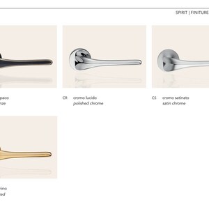 Spirit Contemporary Designer Brass Window Handles image 2