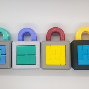 Download 3D Printable STL Files for 4 Puzzle Locks image 2
