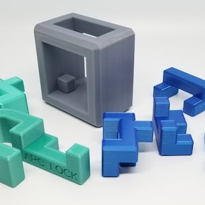 Download 3D Printable STL Files for 4 Puzzle Locks image 4