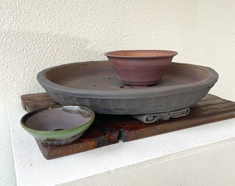 Unique Handmade Bonsai Tray Set - Enhance Your Composition