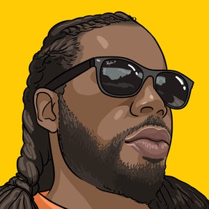 Realistic style cartoon portrait drawn from your photo