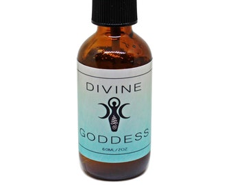 Divine Goddess Aromatherapy Spray - - Organic Fragrance - Aromatherapy Spray - Body Spray - Room Spray - Organic Essential Oils