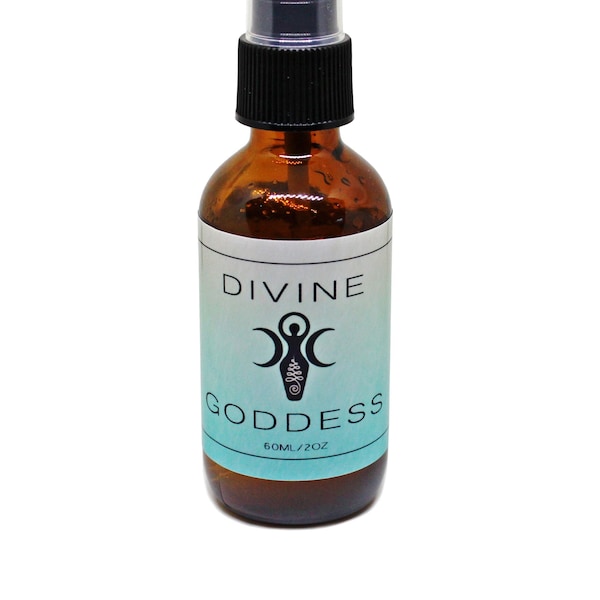 Divine Goddess Aromatherapy Spray - - Organic Fragrance - Aromatherapy Spray - Body Spray - Room Spray - Organic Essential Oils