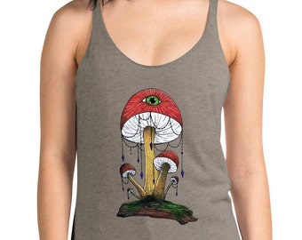 Mushroom Magic Women's Racerback Tank