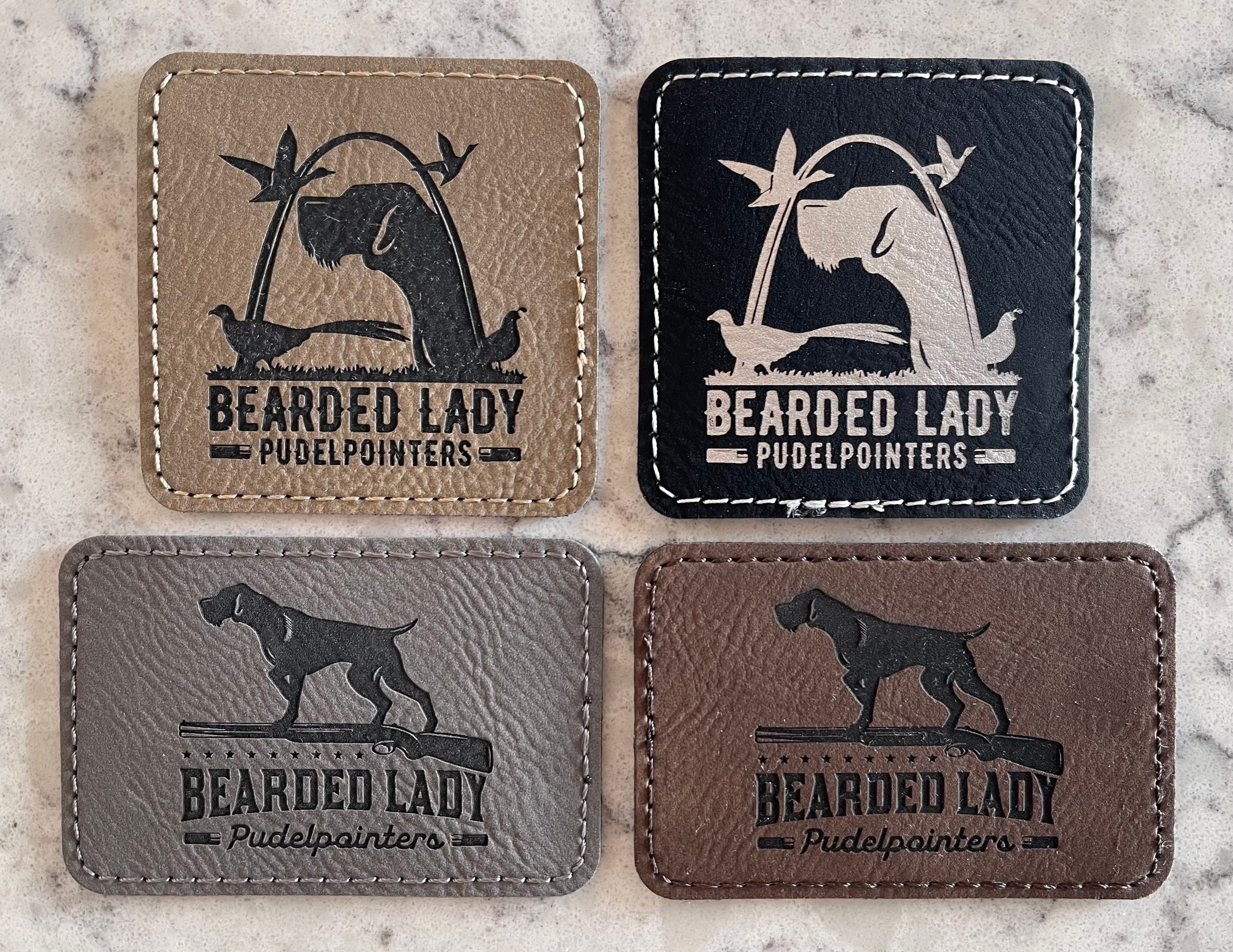 CUSTOM Selfadhesive Laser Engraved Leather Patch Etsy