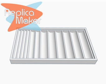 Tool Holder for Drill Bits and End Mills - Digital 3D Printer File