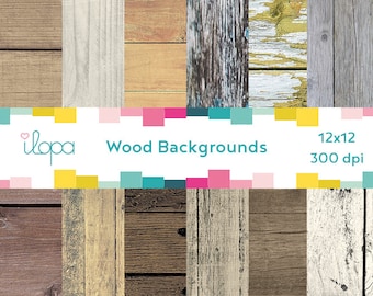Digital Wood Texture Paper 300 dpi 12x12