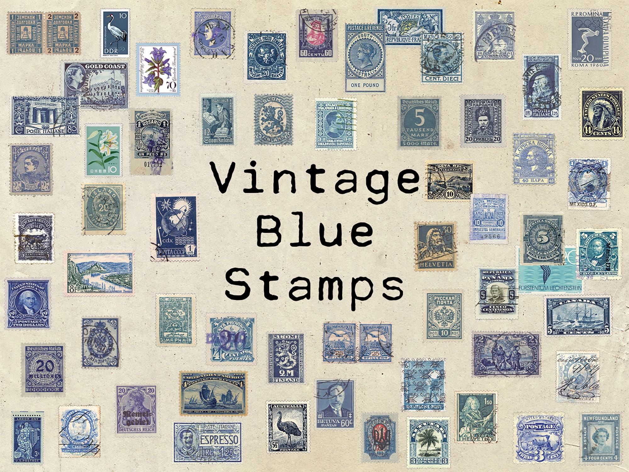 870 Post stamps by color-blue ideas  post stamp, historical context,  postage stamps
