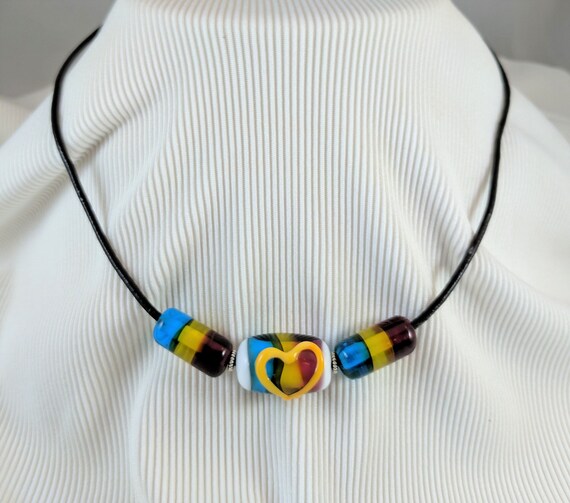 leather thong necklace