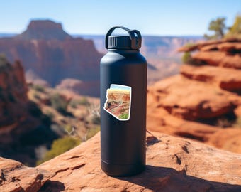Grand Canyon Aufkleber, Aquarell Arizona Aufkleber, Nationalpark
