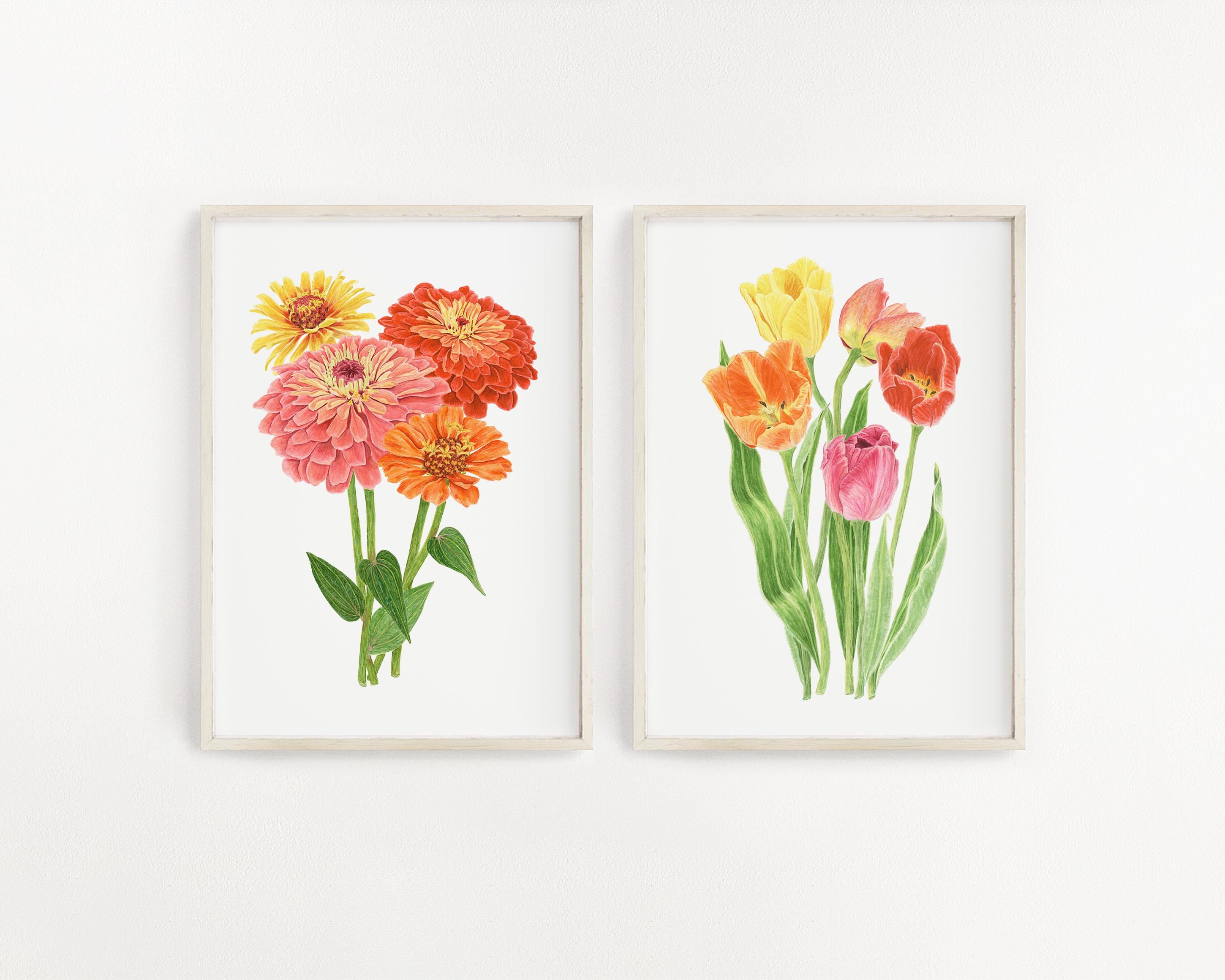 ジョアン アイザック(Joanne Izaac)「Zinnias」 ジョアン アイザック(Joanne Izaac)「Zinnias」 ジョアン アイザック