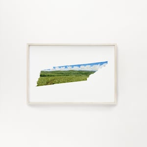 Tennessee Aquarellmalerei, Great Smoky Mountain Nationalpark, Tennessee State Art, Tennessee Souvenir, Smokey Mountains Druck