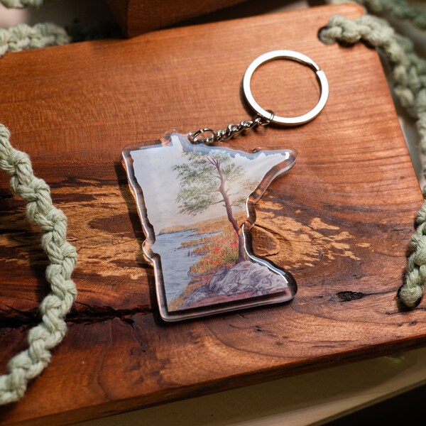 Tettegouche Keychain Etsy