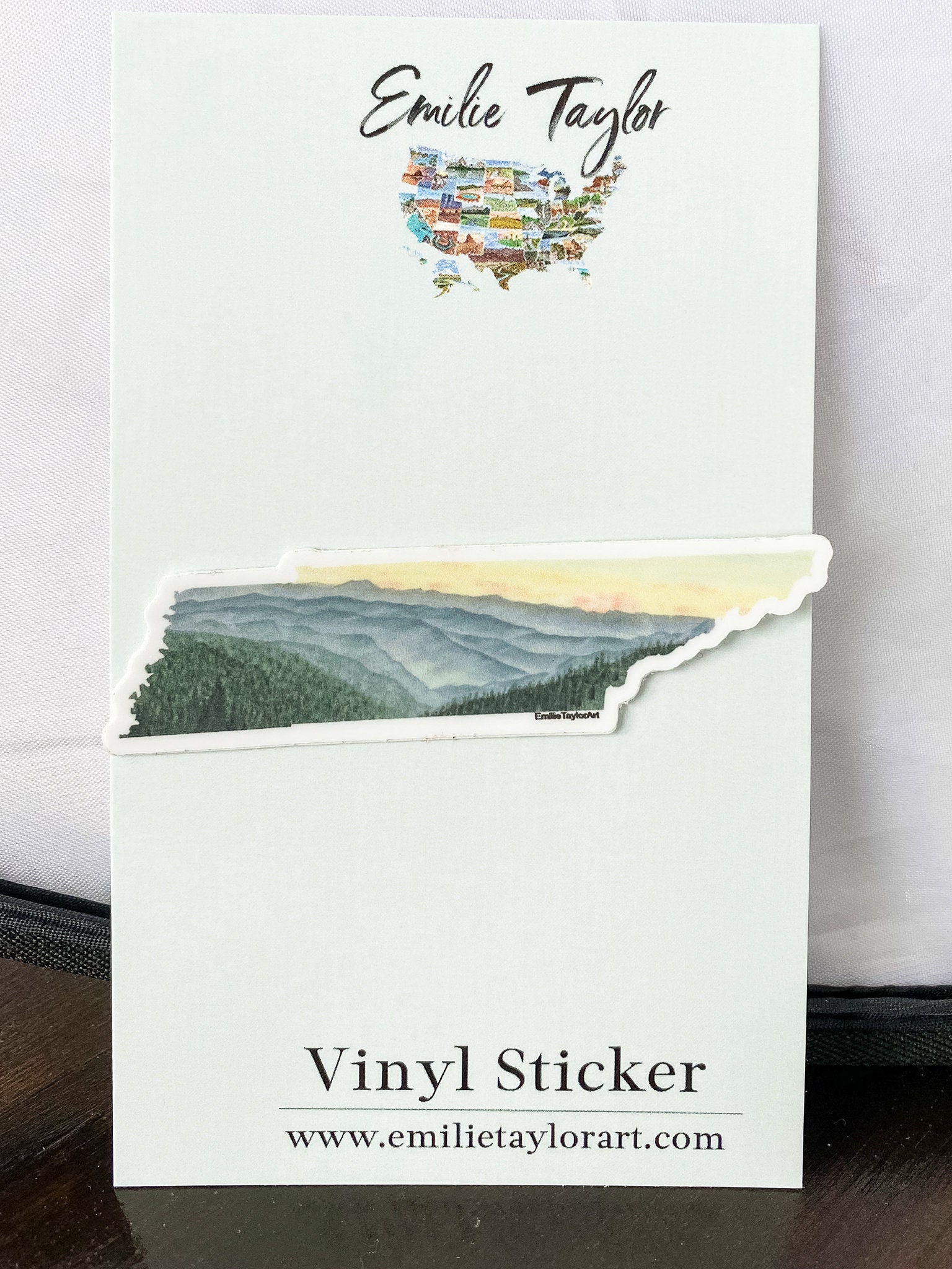 Tennessee Decal Watercolor Tennessee Sticker TN Car Decal | Etsy