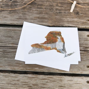 New York Greeting Card, New York Notecard, New York Art Souvenir, NY Greeting Card, State card, New York wedding card, New York Art Card