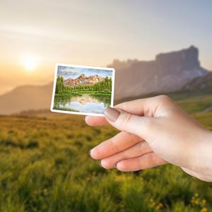 Wyoming Decal, Watercolor Wyoming Sticker, WY Car Decal, Home State Decal, State Sticker, Thermos Decal, Waterproof WY Decal, WY Sticker