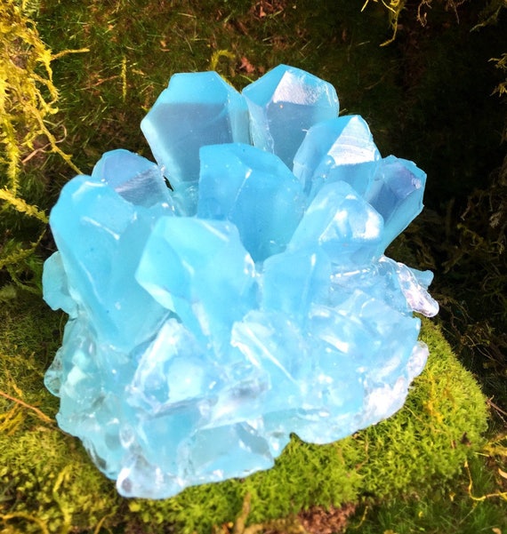 Mystical Crystal Collection Crystal Blue Kyber Crystal | Etsy