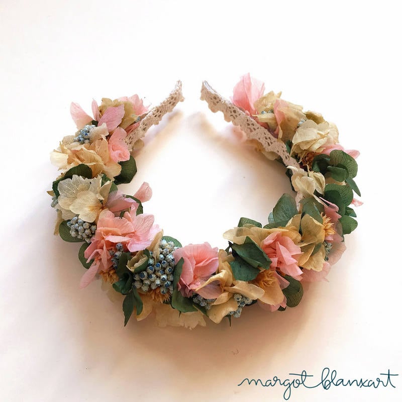 fresh flower headpiece