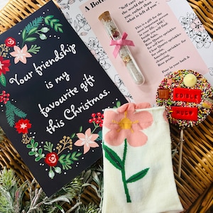 Christmas Pamper Care Package Gift Box, Christmas Letterbox Gift For Friend, Gift for Best Friend, Hygge Box, Postal Gift for Christmas