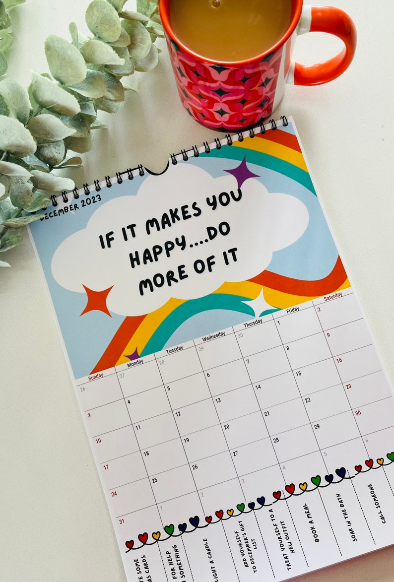 Self Care Calendar 2023 Take What You Need 2023 Organiser Etsy Singapore