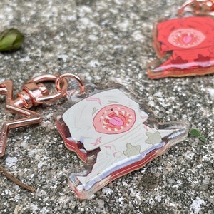 Monster Hunter acrylic charms: Khezu (Furufuru)