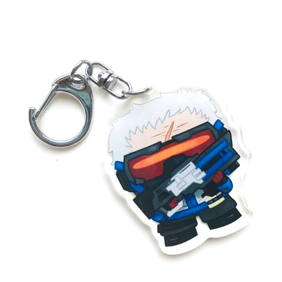 soldier 76 keychain